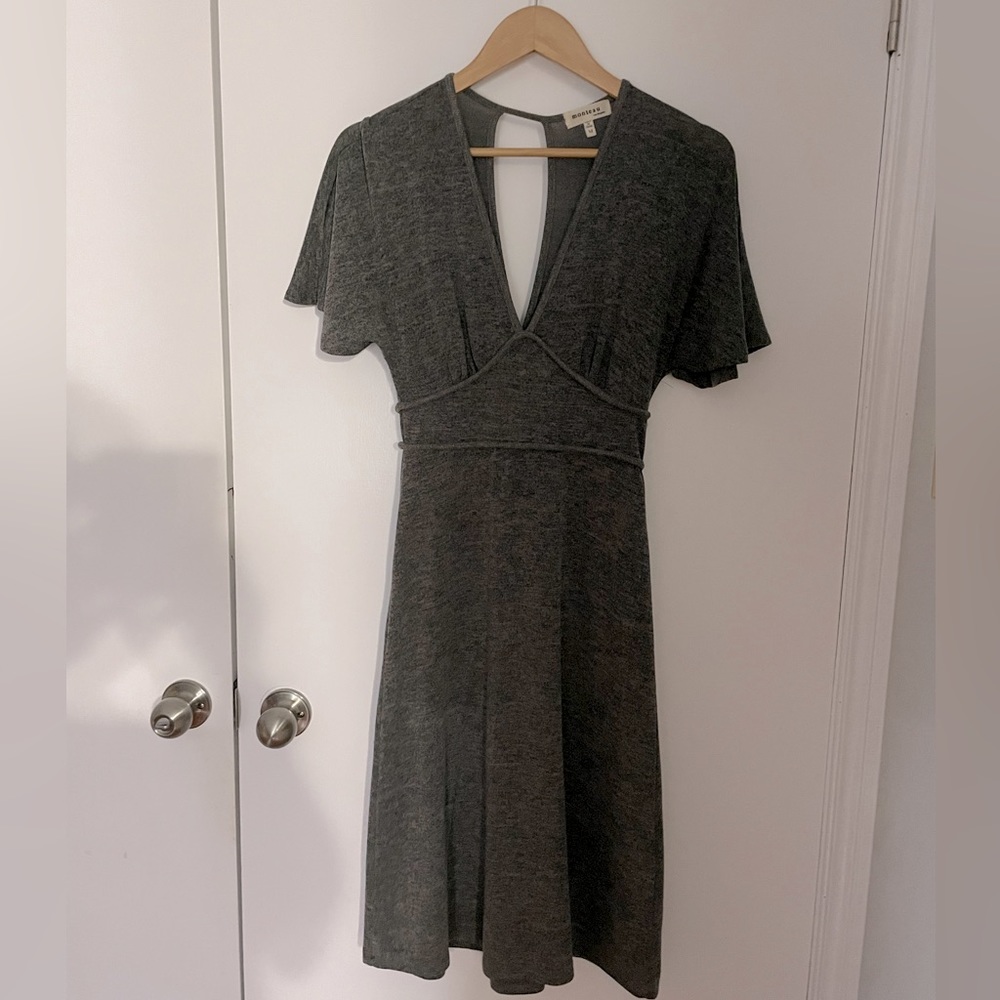 Grey Monteau dress - so comfy and cool!! Size small